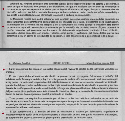 3ra Reforma articulo 19