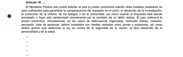 4ta Reforma articulo 19