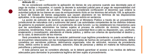 7ma Reforma articulo 22