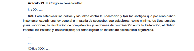 60a Reforma articulo 73