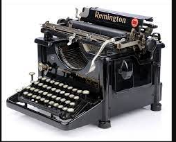 1886: La máquina de escribir.