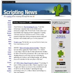 Primer Weblog de Internet