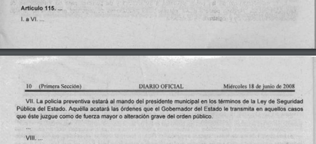 12a Reforma articulo 115