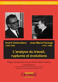 Se publica : “L’analyse du travail”