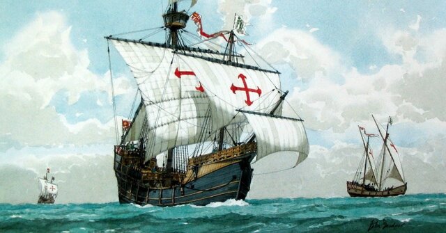 Columbus oppdager Amerika