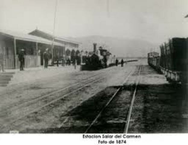 Primera vía férrea