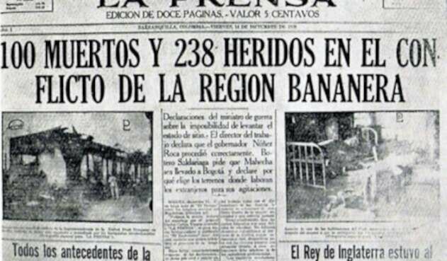 La masacre de las bananeras