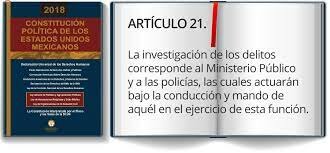 ARTÍCULO 21 CONSTITUCIONAL Párrafo adicionado DOF 26-03-2019
