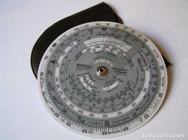 la regla circular de cálculo