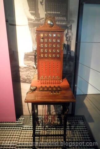 Centralita manual de batería local, 1884