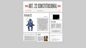 ARTÍCULO 22 CONSTITUCIONAL Párrafo adicionado DOF 14-03-2019