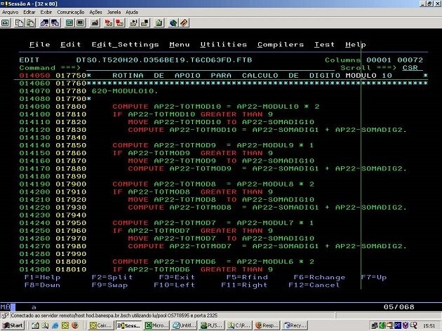Introducción del lenguaje COBOL dentro del Software