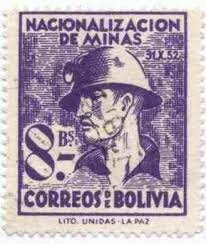 Se nacionalizaron las minas de estaño en Bolivia