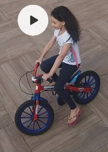 Ferias!!! Aprendi a andar de bicicleta!