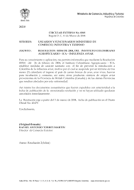 CIRCULAR EXTERNA 00018