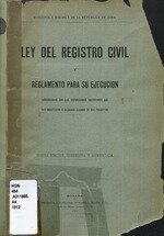 Reglamento del Registro Civil
