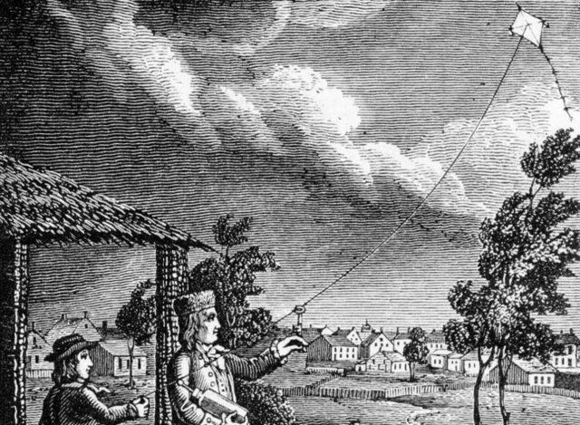 Benjamín Franklin y El pararrayos