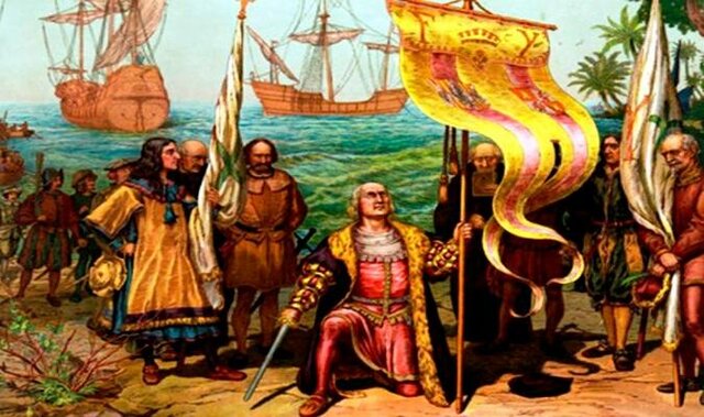 Cristobal Colon llega a America