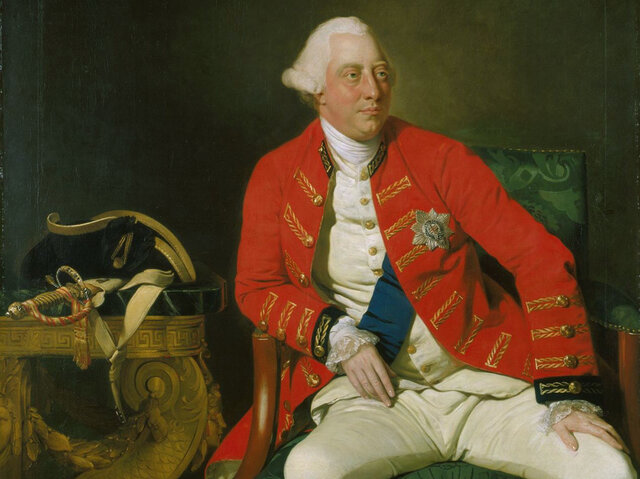 King George III comes to throne in England