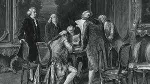 Signing of the treaty of paris
