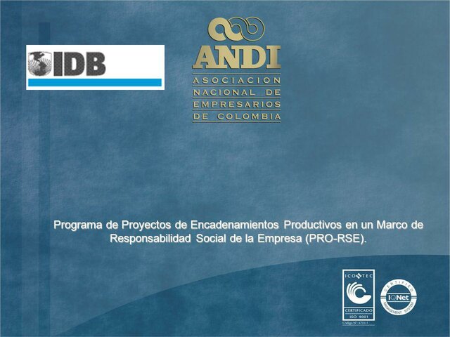 Se crea en la ANDI el Comité de Responsabilidad Social Empresarial.