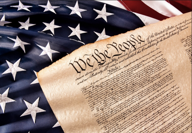 signing  The constitution