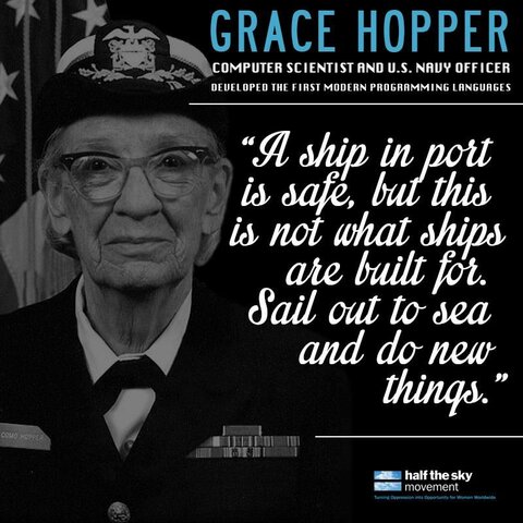 Grace Hopper, liberando a los usuarios de las computadoras