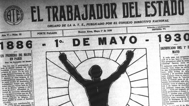 obreros reclamaban reducir sus jornadas de trabajo a ocho horas.