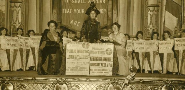 Woman´s social and political union.