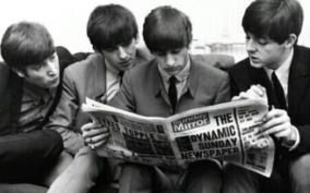 The Beatles get inducted into the Rock and Roll Hall of Fame