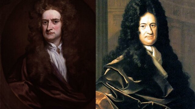 Gottfried Wilhelm Leibniz e Isaac Newton