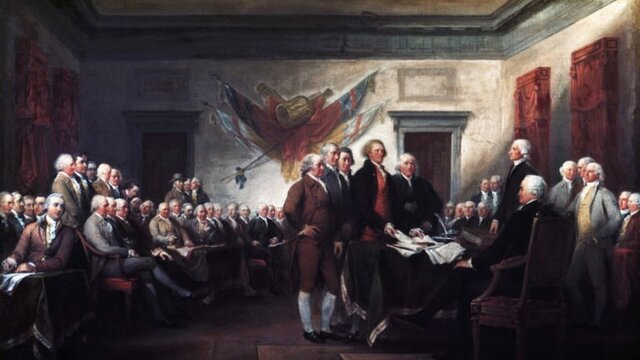 Adoption of the Declaration of Independence