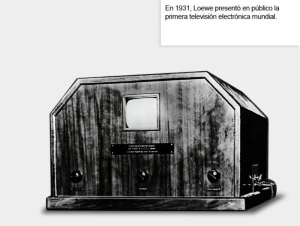 Televisión: Fabricación del primer televisor electrónico