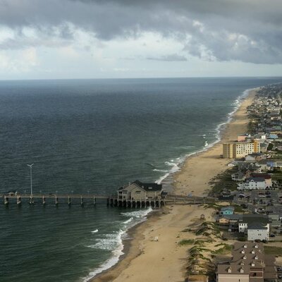 Timeline: outer bank coastline
