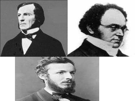 George Boole- Augustus deMorgan- George Cantor. (1847)