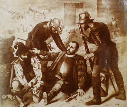Su accidente en 1521