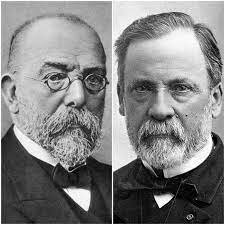 Louis Pasteur y Robert Koch. Primeros estudios sobre la Fermentación.