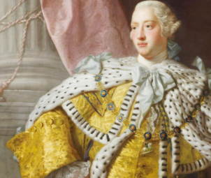 King George 3rd On Throne in England