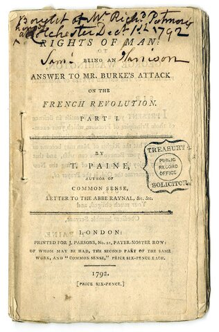 Thomas paines common sense published