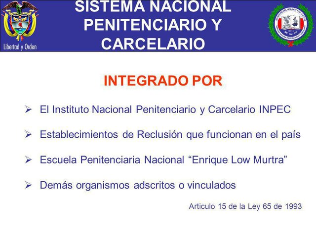 ley 65 de 1993, Artículo 15