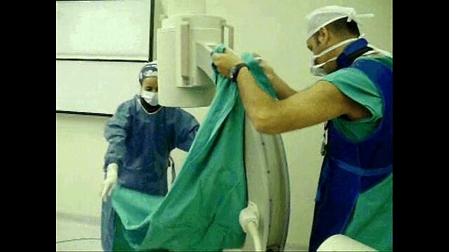 Se utilizó rayos X en una cirugía