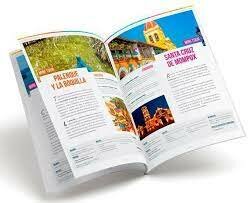 Revistas con imágenes y color (similar a un folleto)