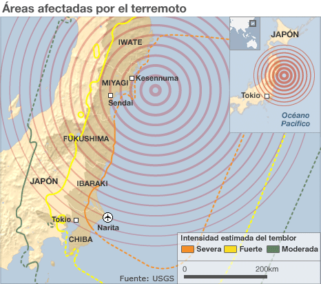 Terremoto y Tsunami en Japón