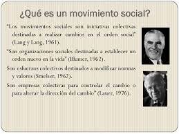 1962 (definición de movimiento social por Blumer)