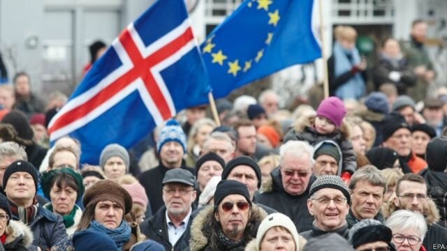 Protesta Islandia