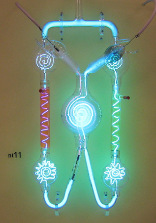 1.Estructura del tubo de rayos X (tubo de Geissler)