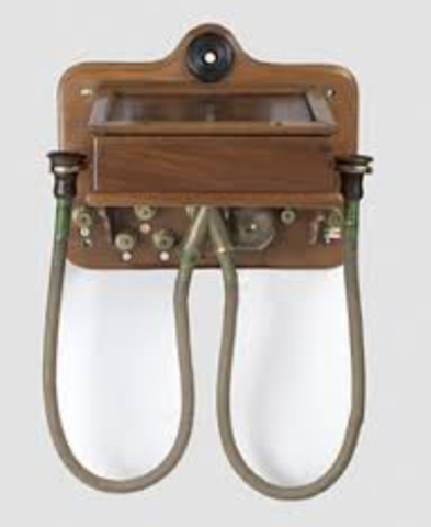 1980 teléfono mural