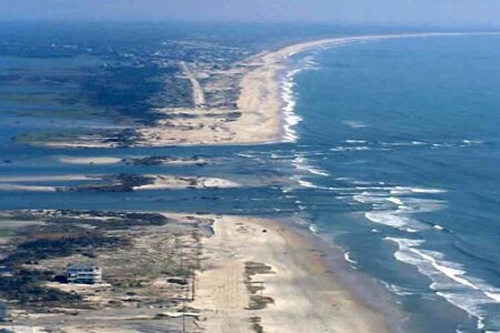 The coastline in 2003