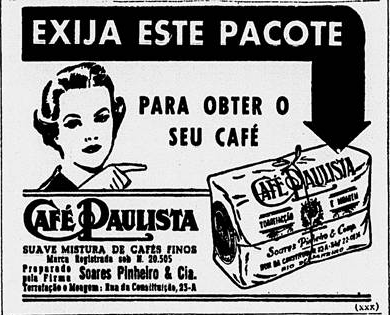 Propaganda Café Paulista