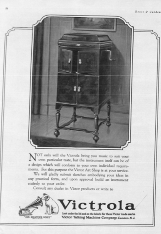 Victor Orthophonic Victrola Phonograph Introduced